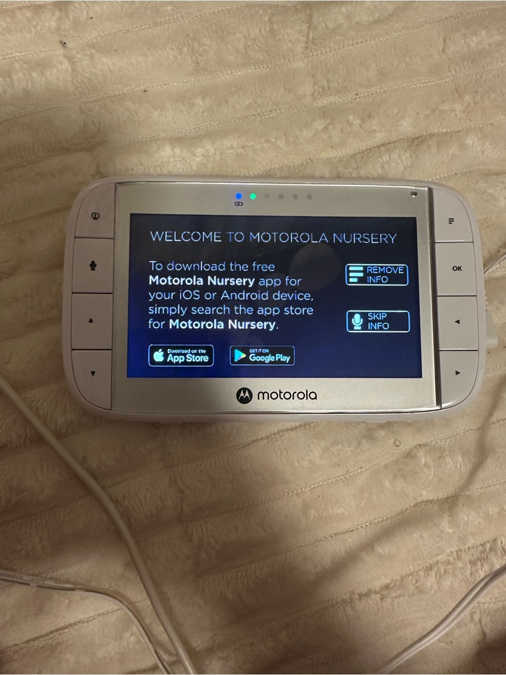 Motorola Baby Monitor - VM36XL